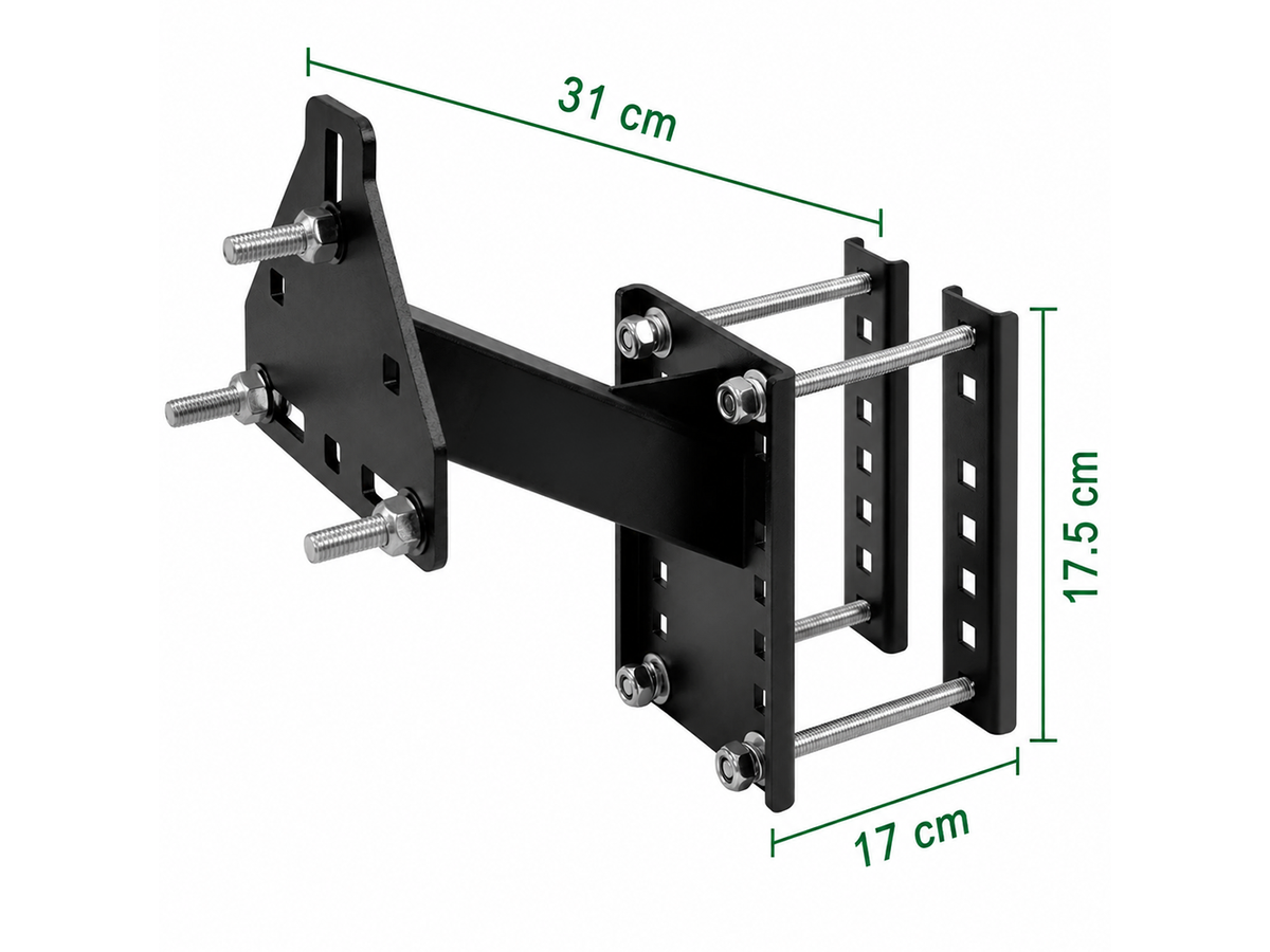 Spare Tire Carrier Tire Mount Heavy-Duty Trailer Spare Wheel Mount Bracket