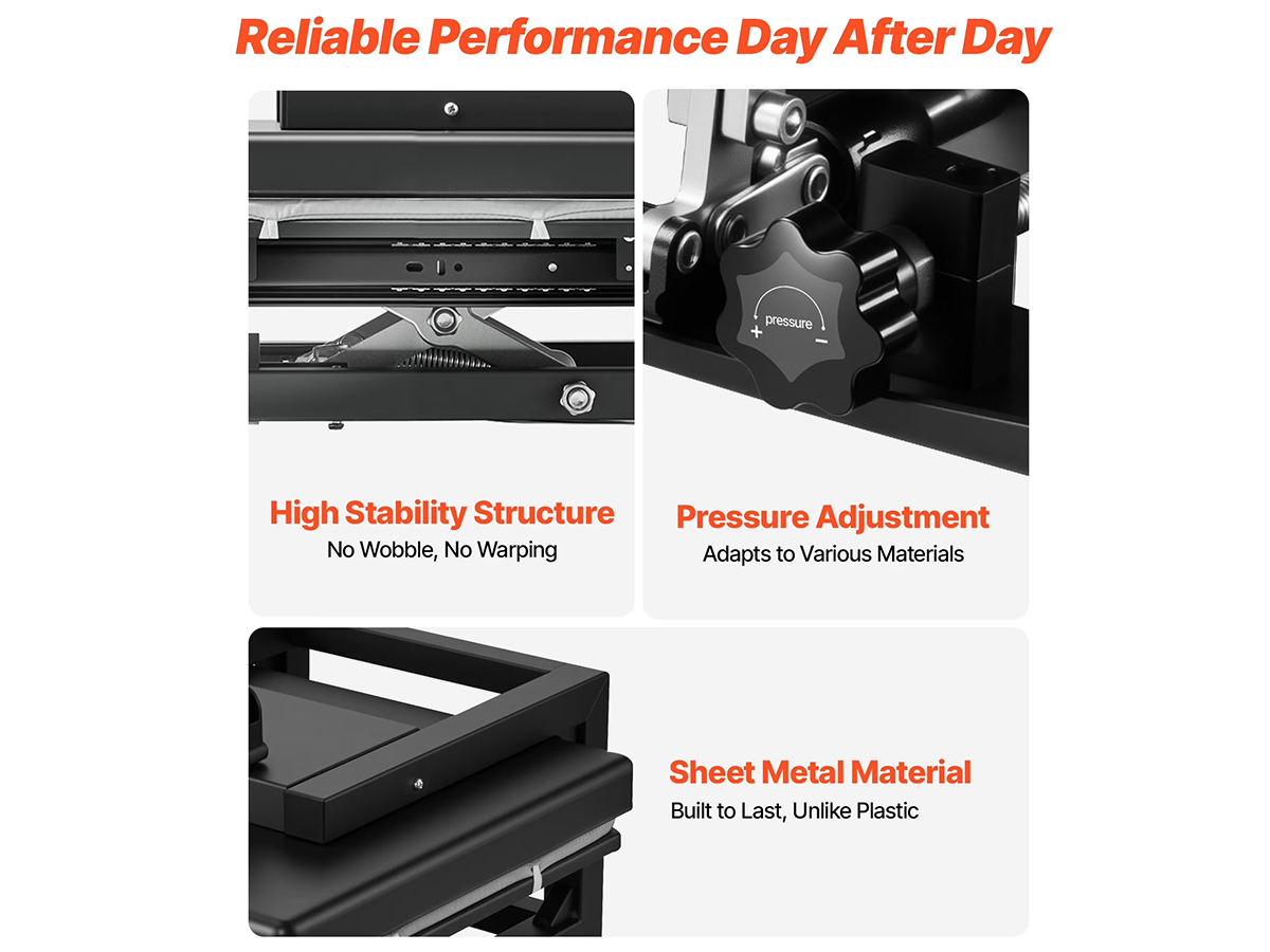 Digital Heat Press Machine Heat Press for T-Shirts, Mugs, Tumblers, Caps & Plates