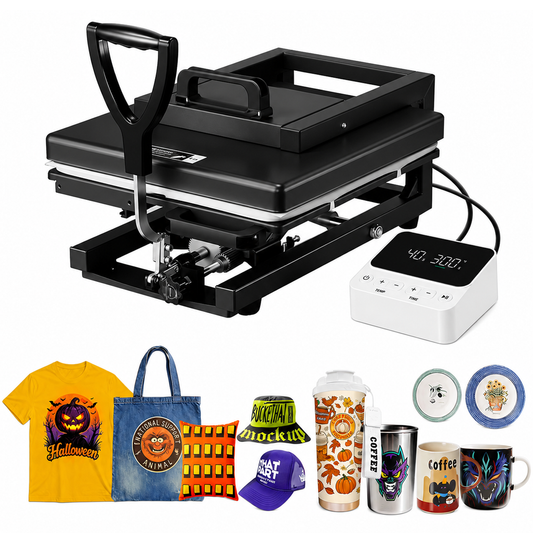 Sublimation Heat Press Machine Heat Press for T-Shirts, Mugs, Tumblers, Caps & Plates