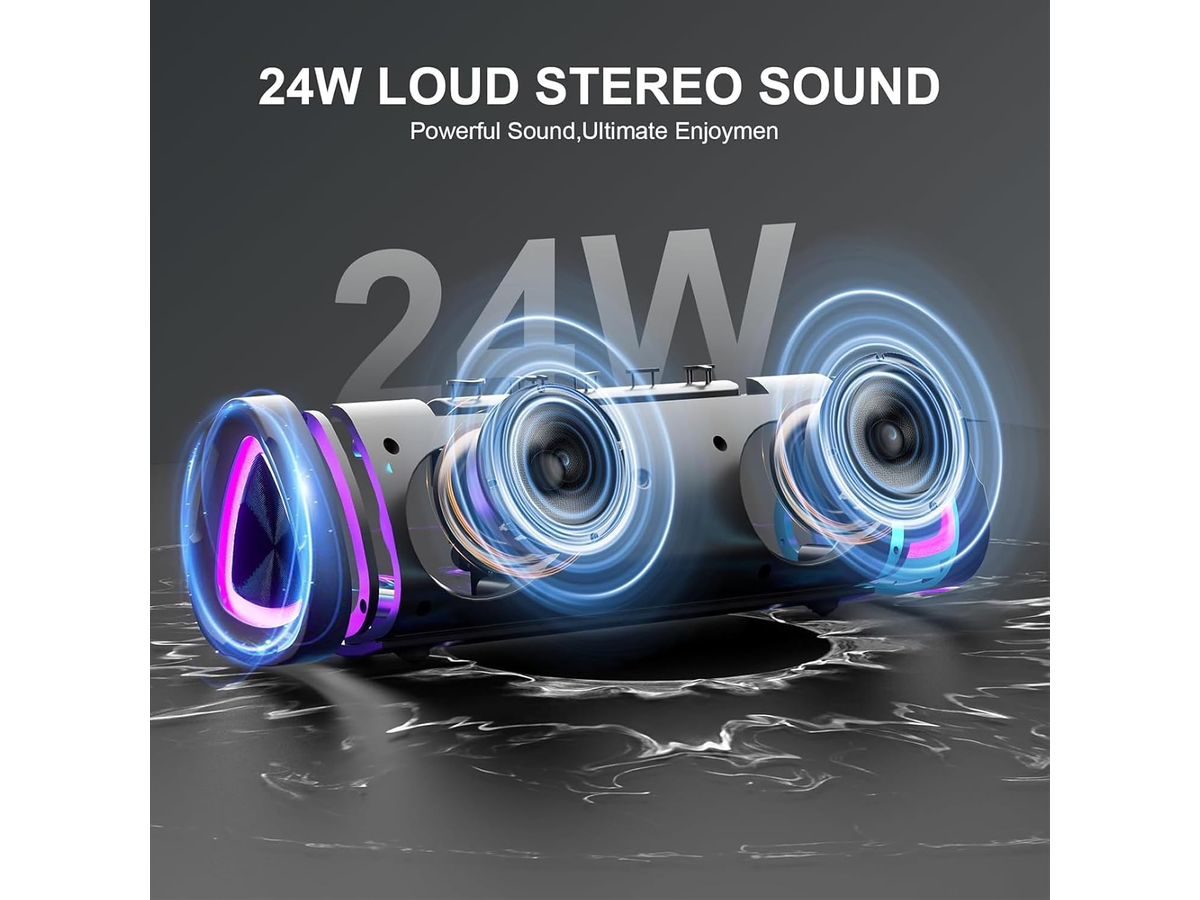 Bluetooth Speaker Portable Wireless Bluetooth Speaker with LED Lights