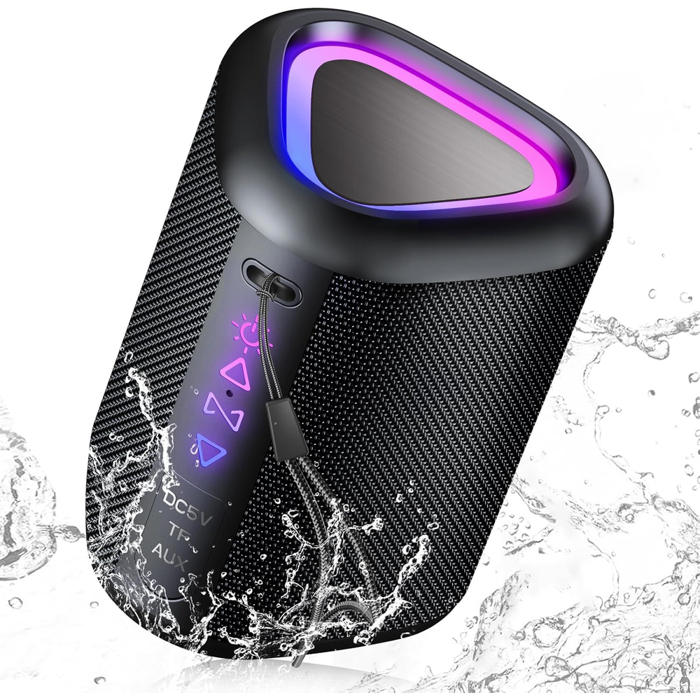Bluetooth Speaker Portable Wireless Bluetooth Speaker with LED Lights