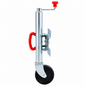 Trailer Jockey Wheel 48mm Heavy Duty Caravan Jockey Wheel with 6" Solid Rubber Wheel & Bracket 350kg Capacity