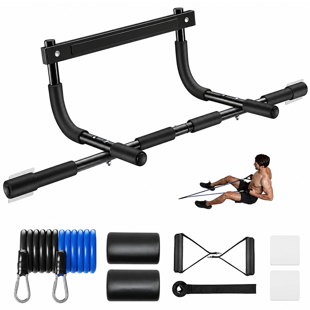 Pull Up Bar with Resistance Bands