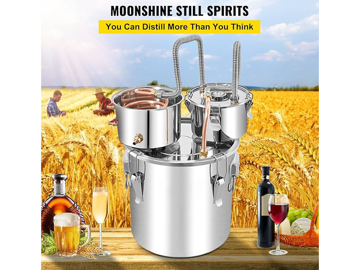 Water Distiller 30L 3 Pot Stainless Steel Distillation System with Thump Keg