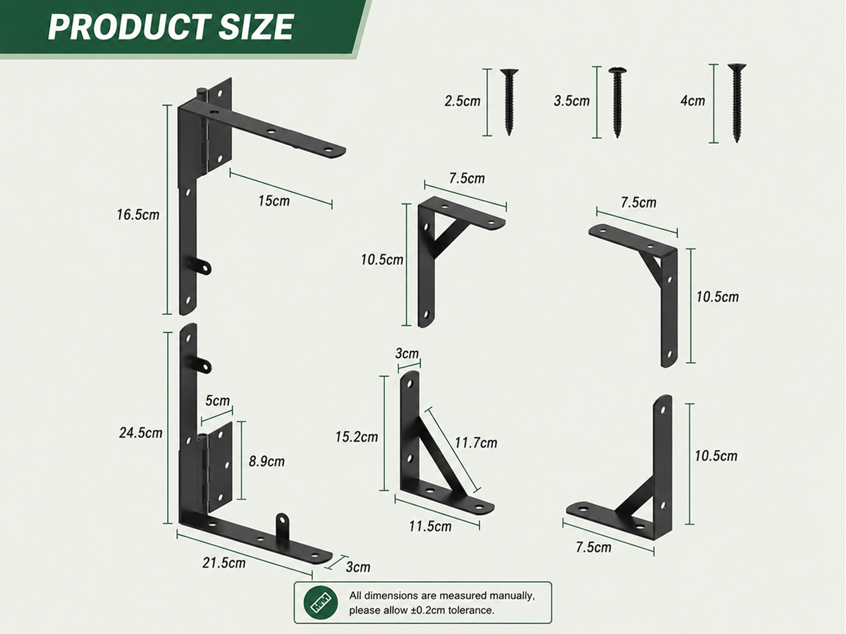 Fence Gate Assembly Kit Heavy Duty Anti Sag Gate Frame Hardware with Gate Latch
