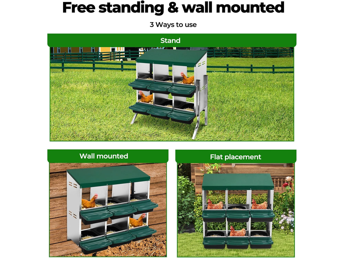 Chicken Nesting Box With 6 nests