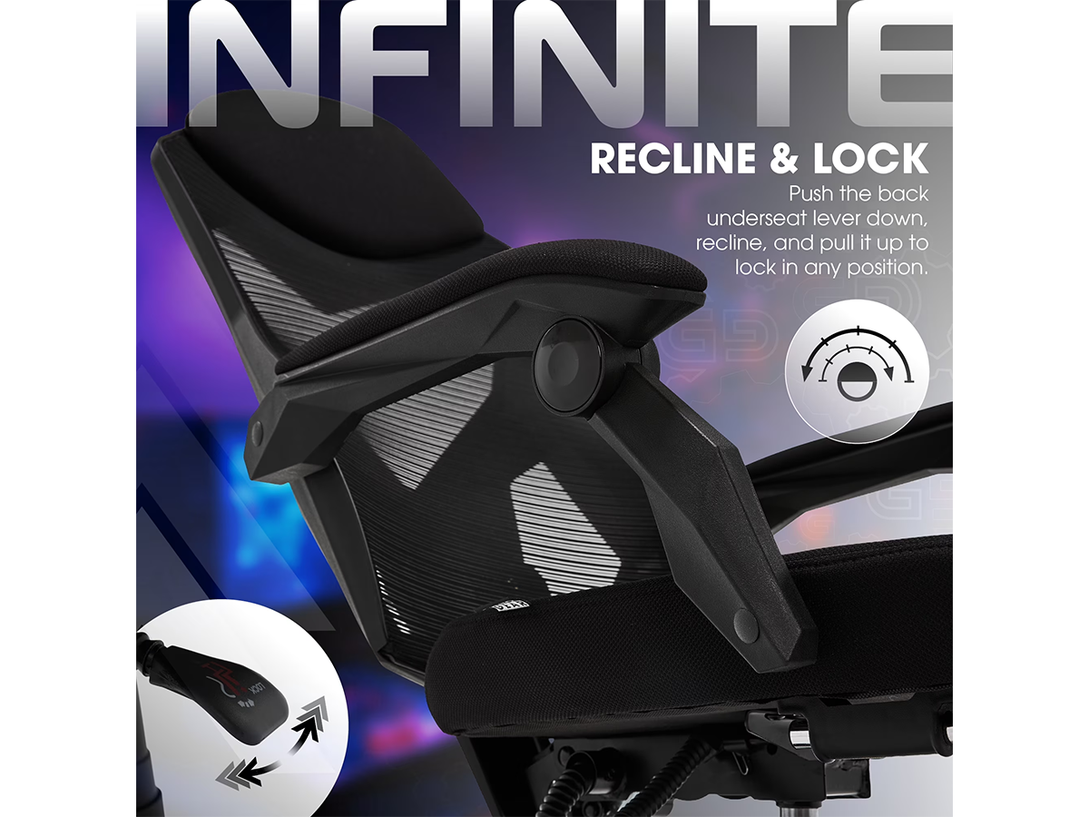Office Chair Ergonomic Mesh Computer Desk Chair with Adjustable Height & Armrests