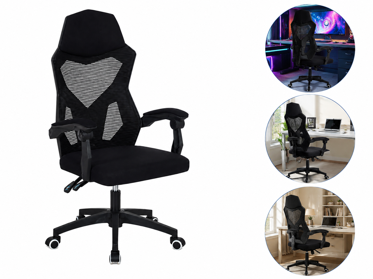 Office Chair Ergonomic Mesh Computer Desk Chair with Adjustable Height & Armrests