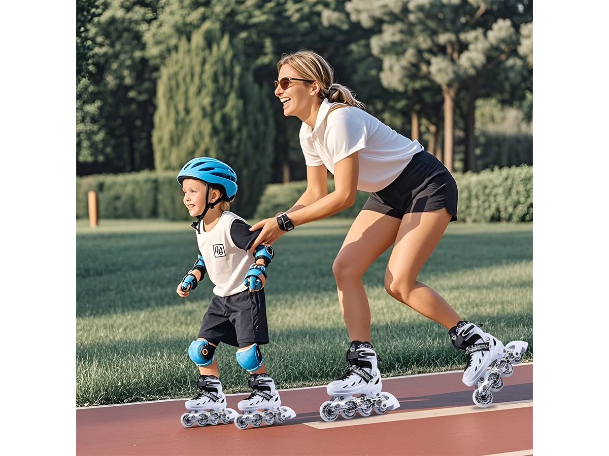Adjustable Inline Skates Light Up Roller Blades