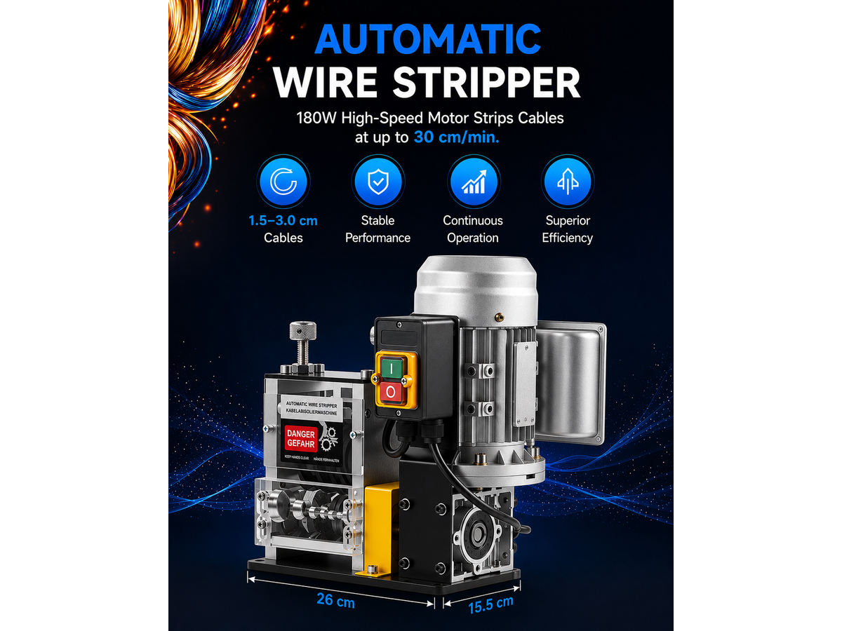 Wire Stripping Machine 180W Electric Copper Cable Stripper