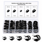 Rubber Lined P Clips with Storage Case Stainless Steel Cable Clamps
