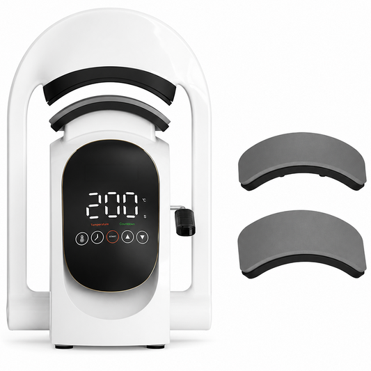 Automatic Hat Heat Press with Touchscreen and Two Cap Platens