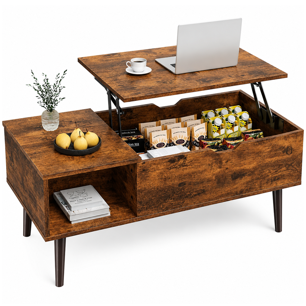 Coffee Table with Lift Top and Hidden Storage