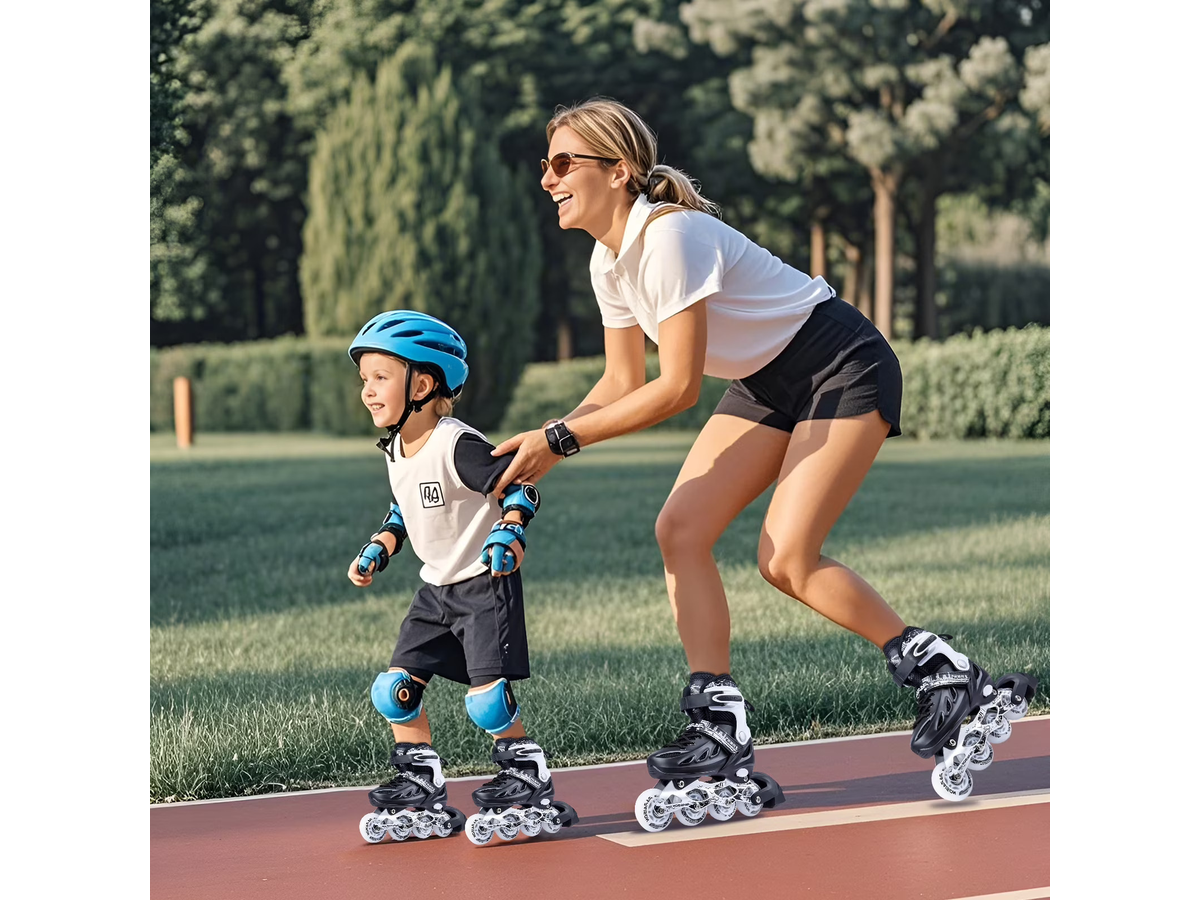Adjustable Inline Skates Light Up Roller Blades