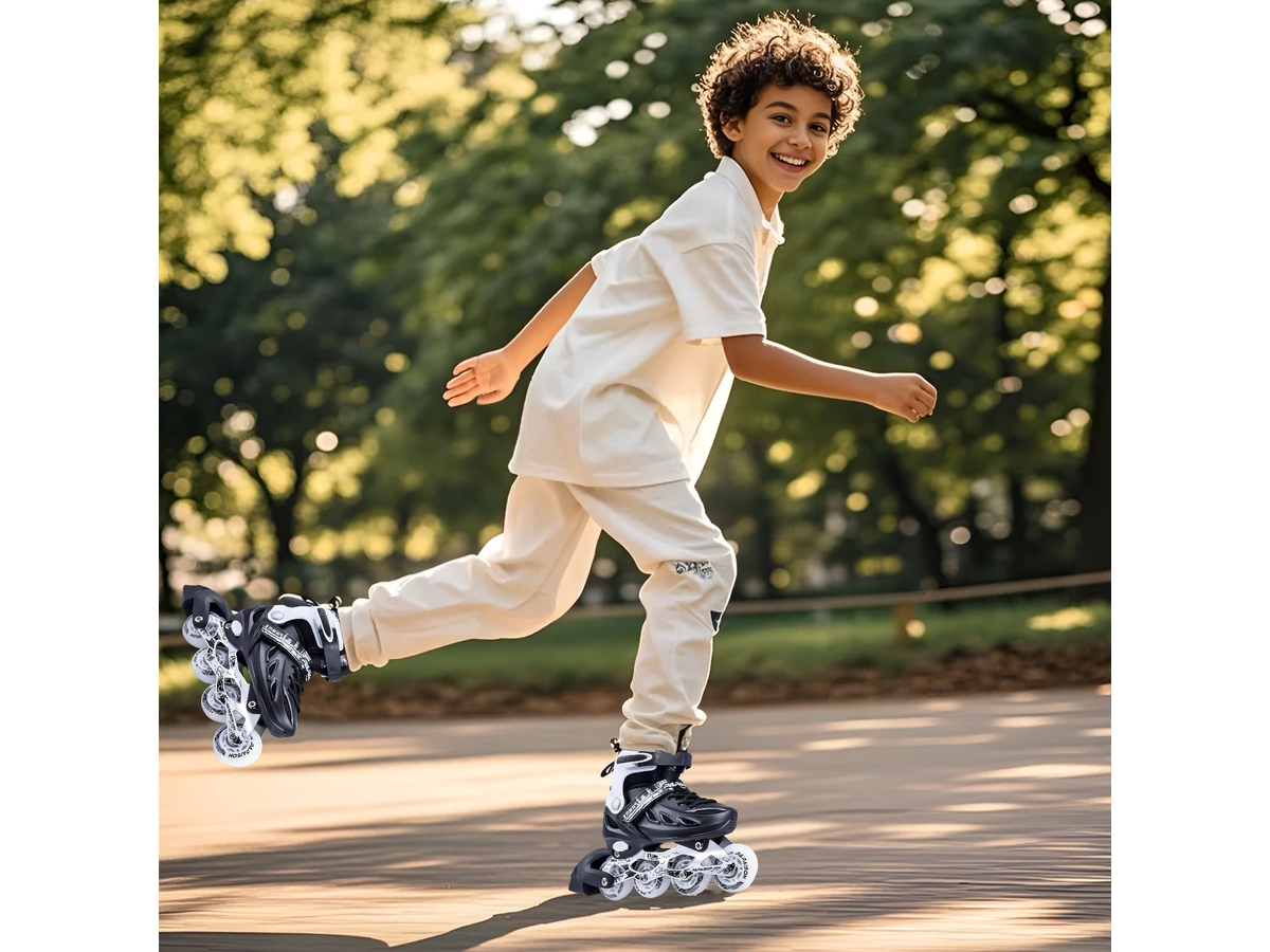 Adjustable Inline Skates Light Up Roller Blades