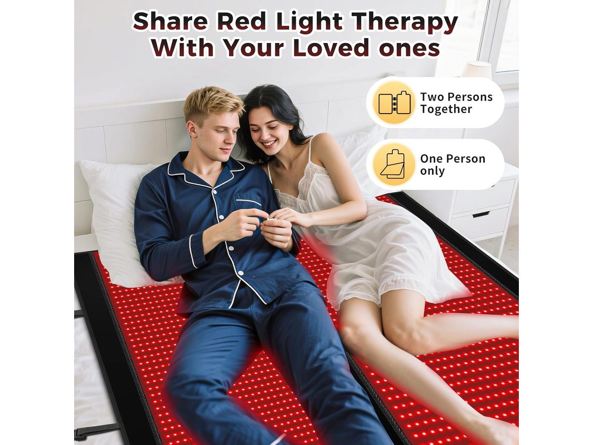 Red Light Therapy Mat Full Body LED Light Mat with 660nm & 850nm