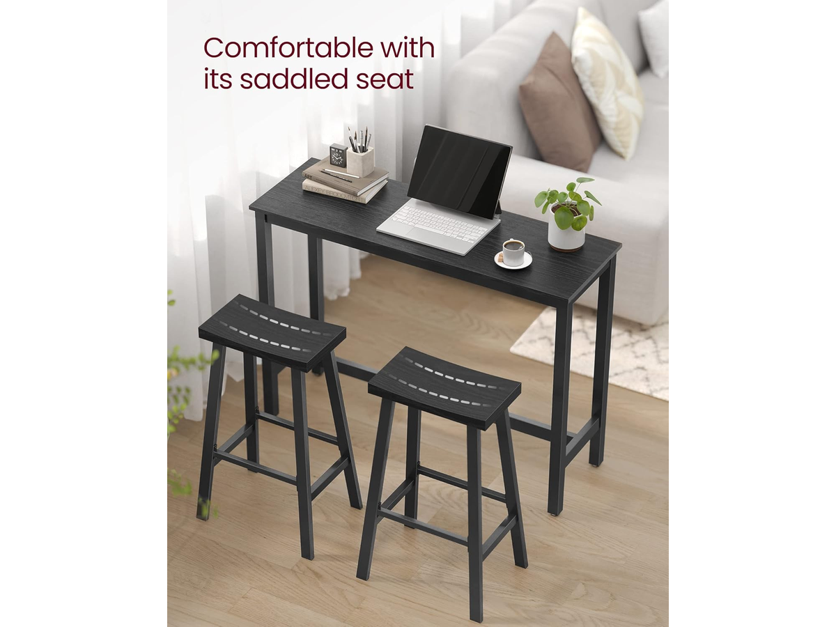 Bar Stools Kitchen Stools with Curved Seat