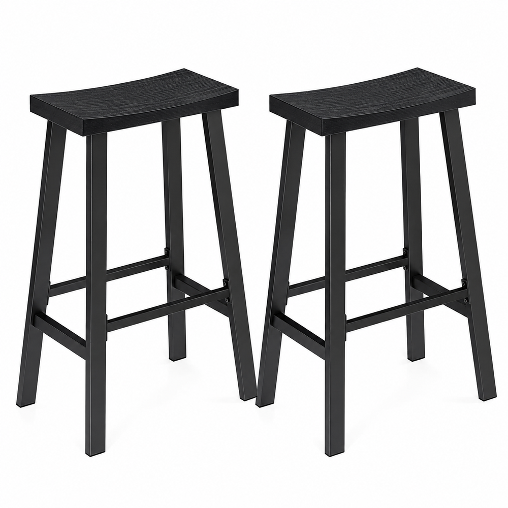 Bar Stools Kitchen Stools with Curved Seat