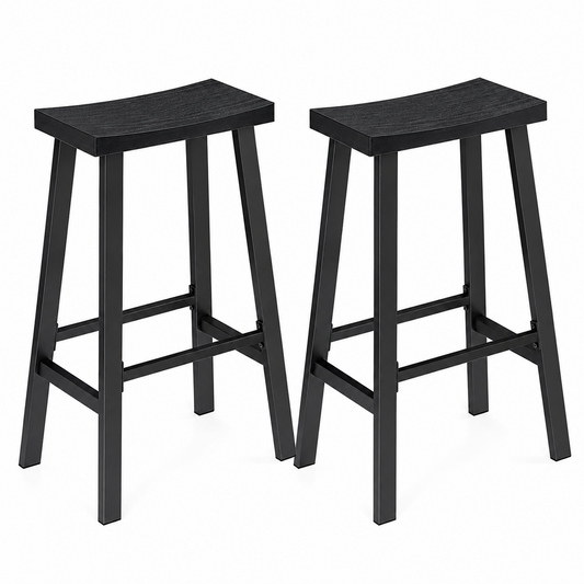 Bar Stools Kitchen Stools with Curved Seat
