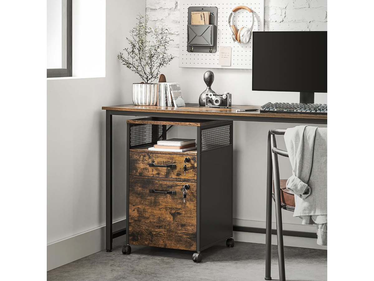 Office Filing Cabinet with Wheels File Organizer