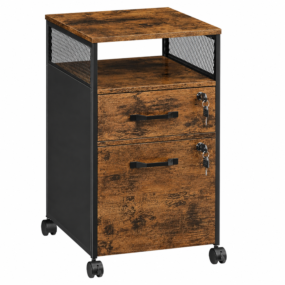 Office Filing Cabinet with Wheels File Organizer