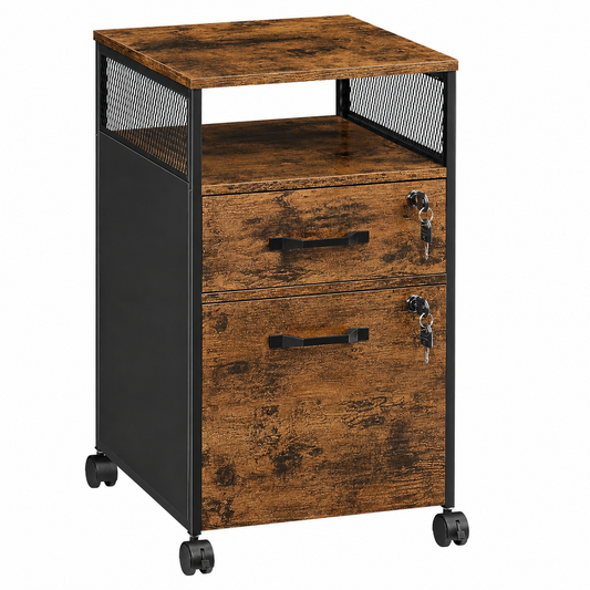 Office Filing Cabinet with Wheels File Organizer