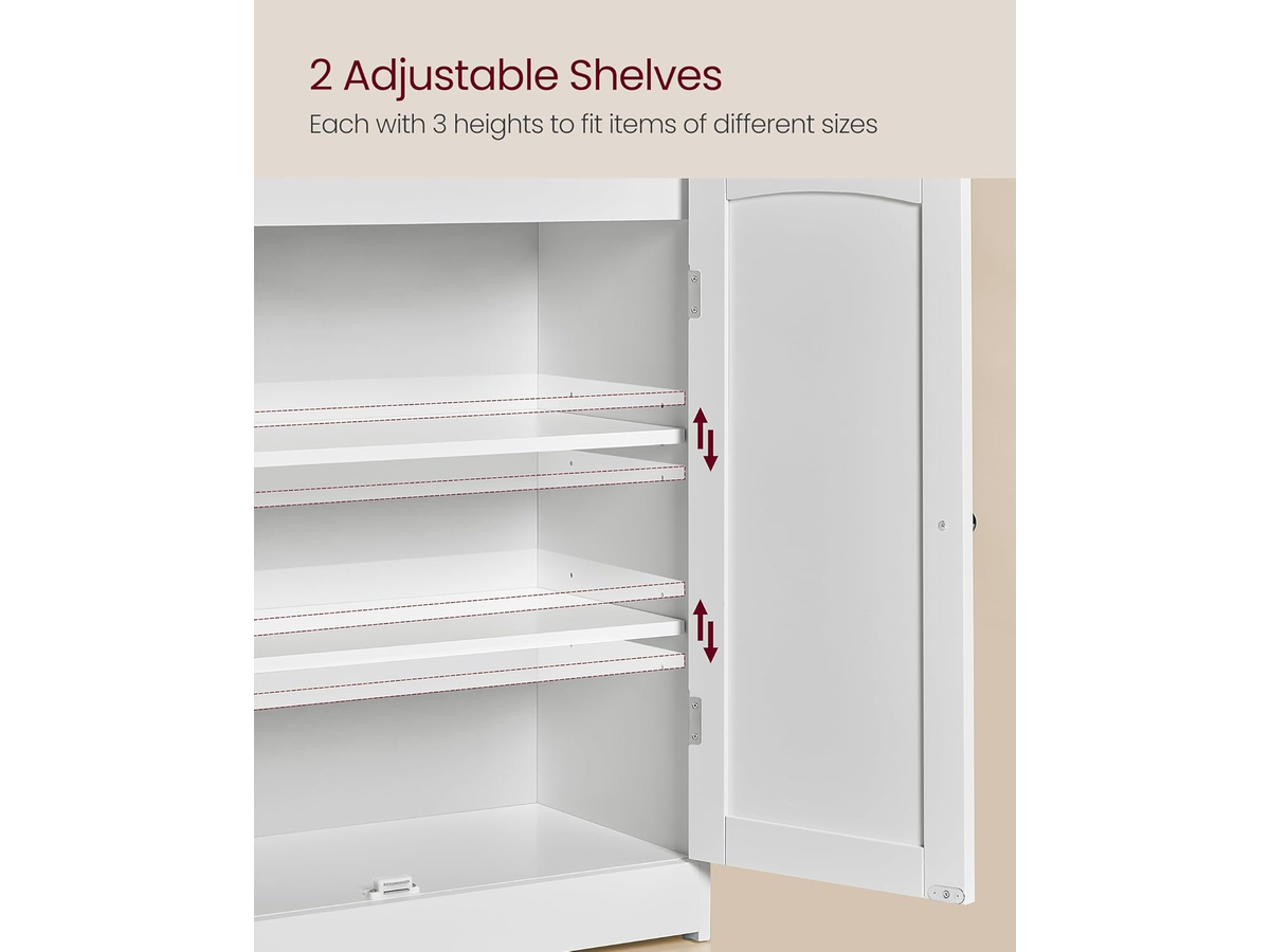 Freestanding Floor Cabinet Storage Cabinet with 2 Doors