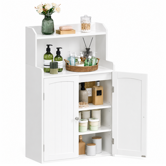 Freestanding Floor Cabinet Storage Cabinet with 2 Doors