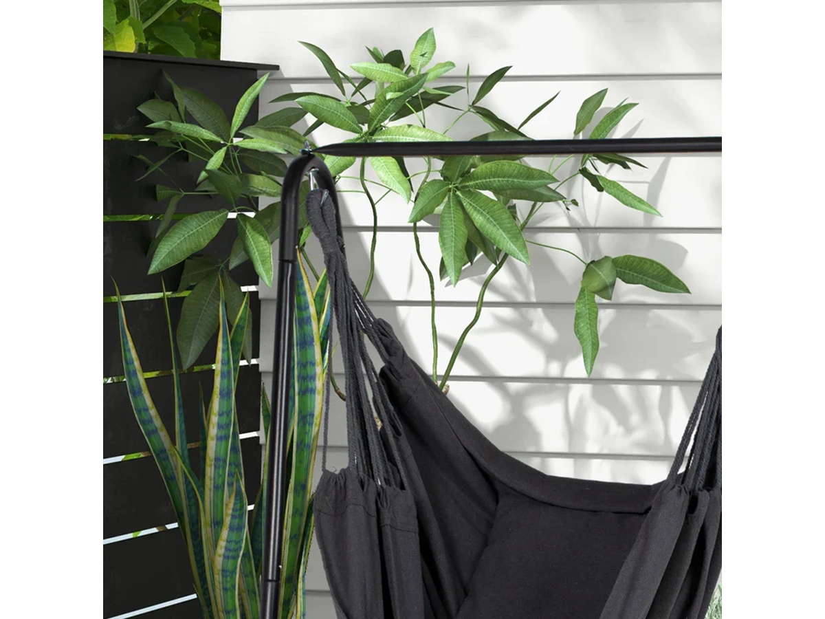 Hammock Chair Stand with Hanging Chair Foldable Heavy Duty Metal Frame