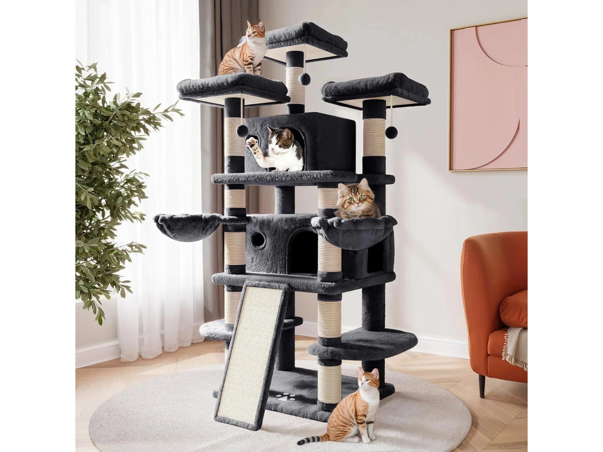 Cat Tree House Cat Scratching Posts Cat Tree Climbing Frame