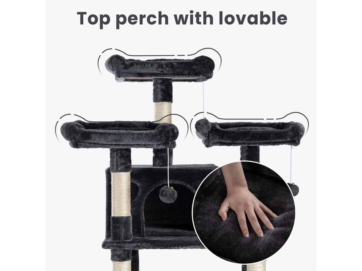 Cat Tree House Cat Scratching Posts Cat Tree Climbing Frame