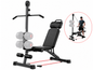 Adjustable Weight Bench 12 in 1 Home Gym Workout Bench with High and Low Pulley System