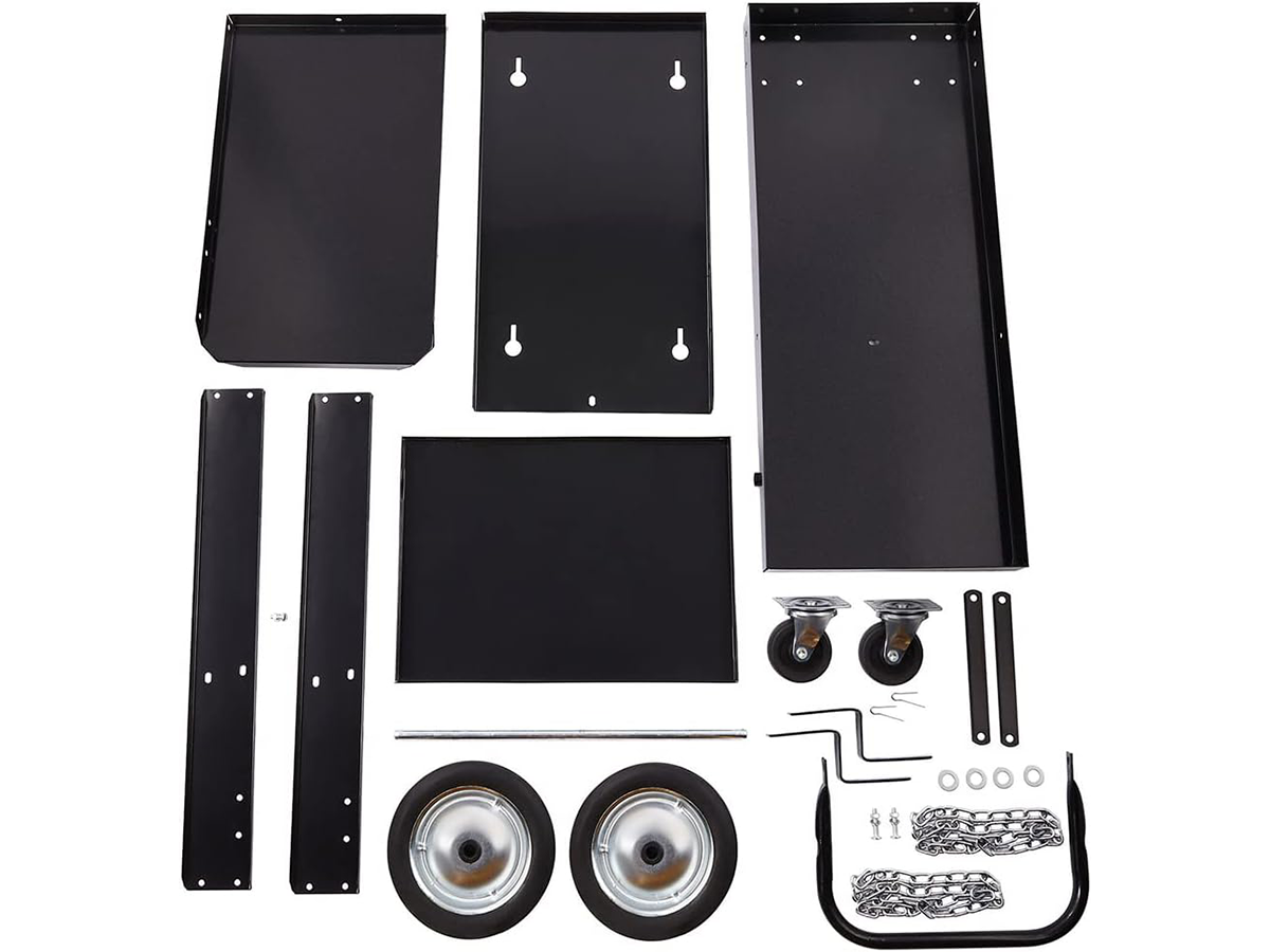 Welding Cart Trolley Heavy Duty 3 Tier Welder Storage Cart with Gas Cylinder Holder