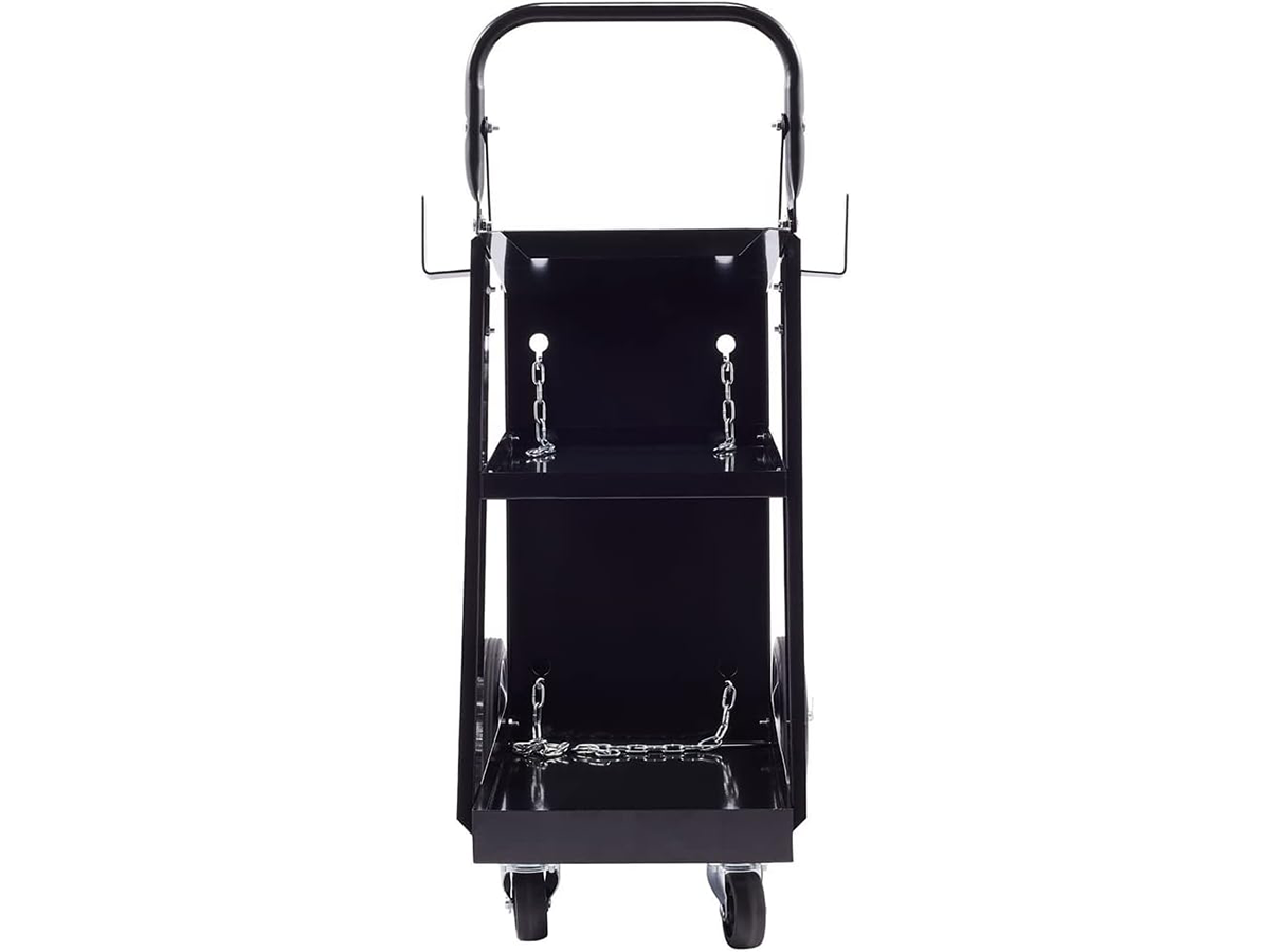 Welding Cart Trolley Heavy Duty 3 Tier Welder Storage Cart with Gas Cylinder Holder