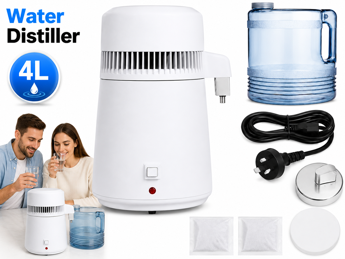 Water Distiller 4L Automatic Countertop Distilled Water Maker