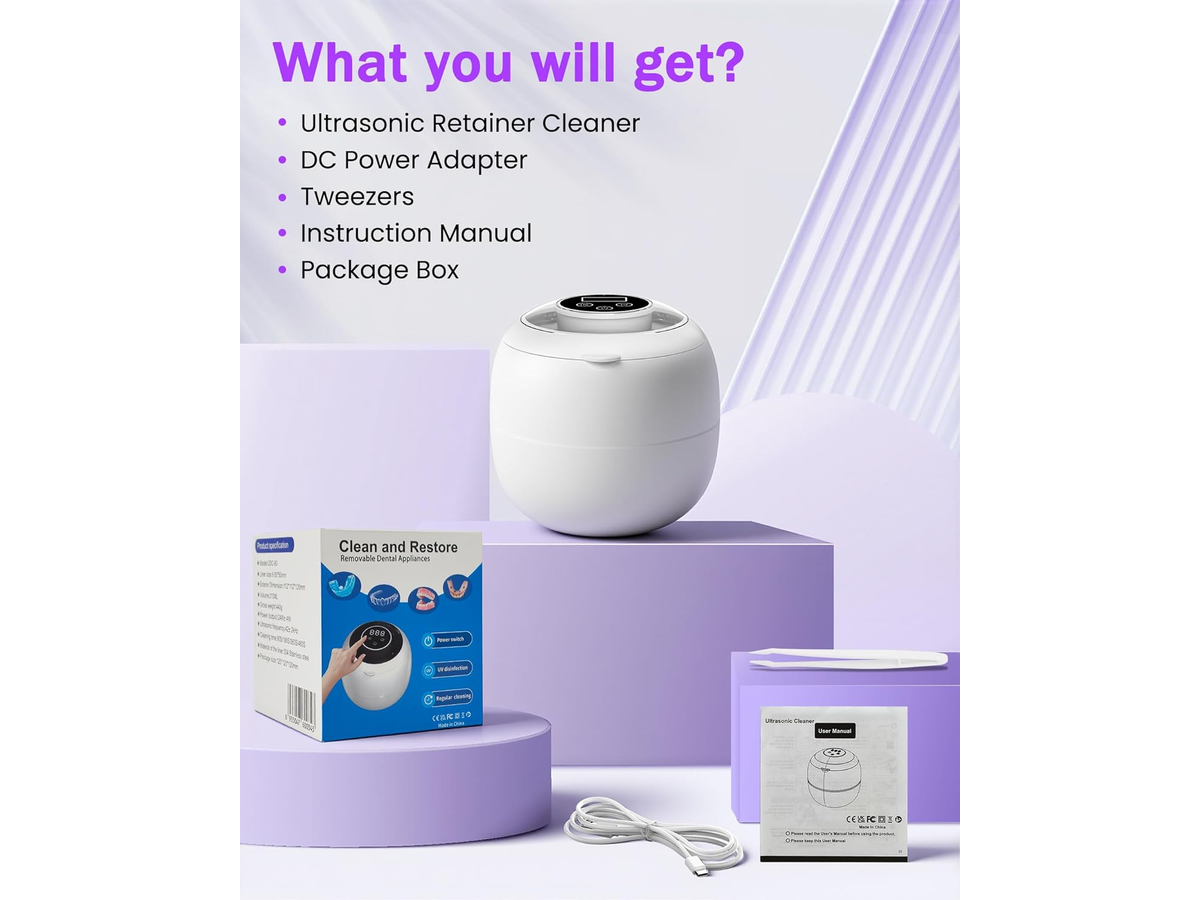 Ultrasonic Retainer Cleaner