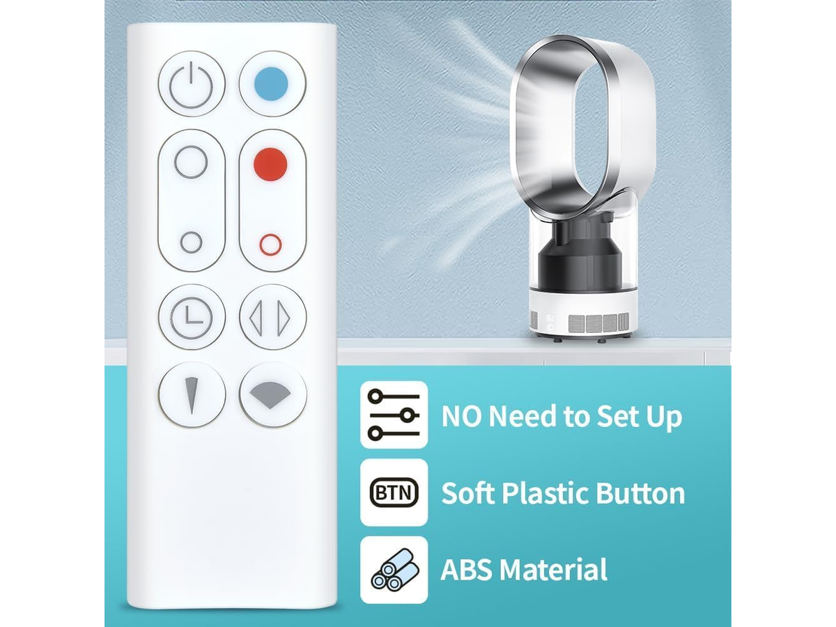 Remote Control for Dyson AM09 Replacement Remote for Dyson AM09 Hot + Cool Heater Fan