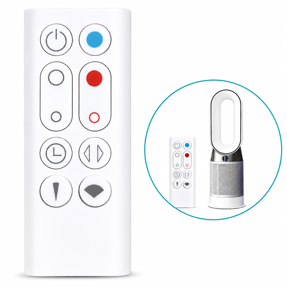 Remote Control for Dyson AM09 Replacement Remote for Dyson AM09 Hot + Cool Heater Fan