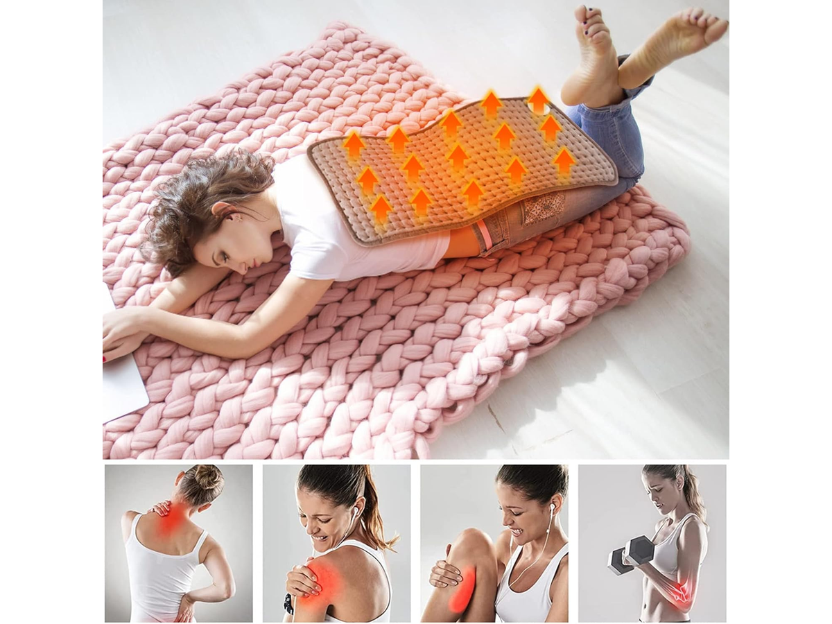 Electric Heating Pad for Back Pain Relief Heat Therapy Pad