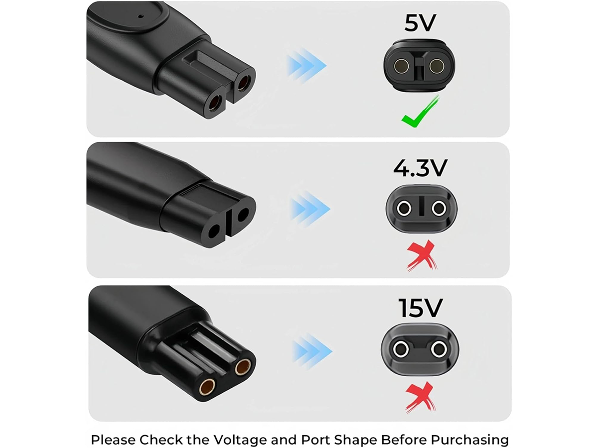 Philips Shaver Charger Cable USB Charging Cable Compatible with Philips Norelco & OneBlade Shavers