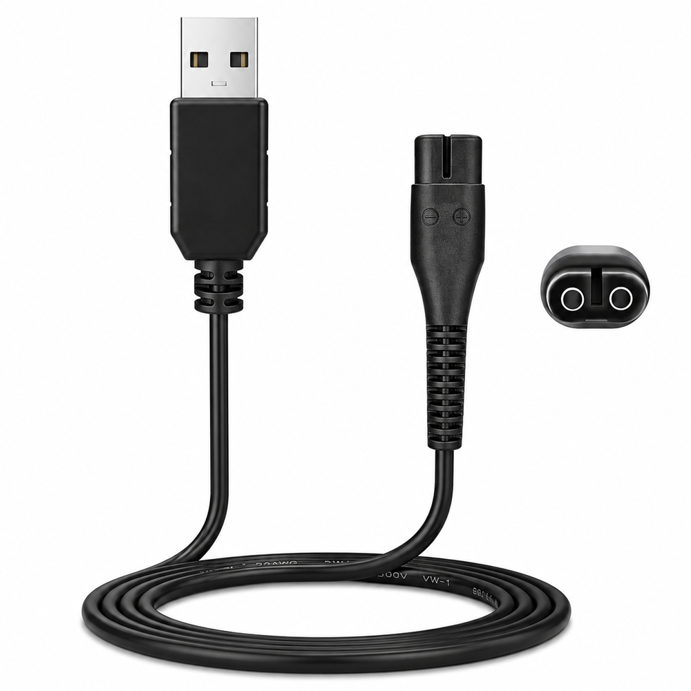 Philips Shaver Charger Cable USB Charging Cable Compatible with Philips Norelco & OneBlade Shavers