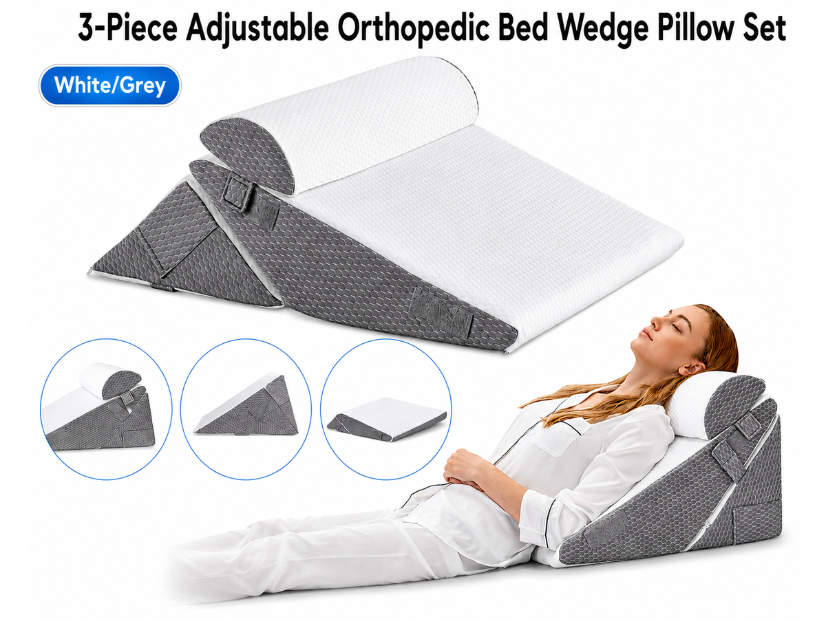 Orthopedic Bed Wedge Pillow Set