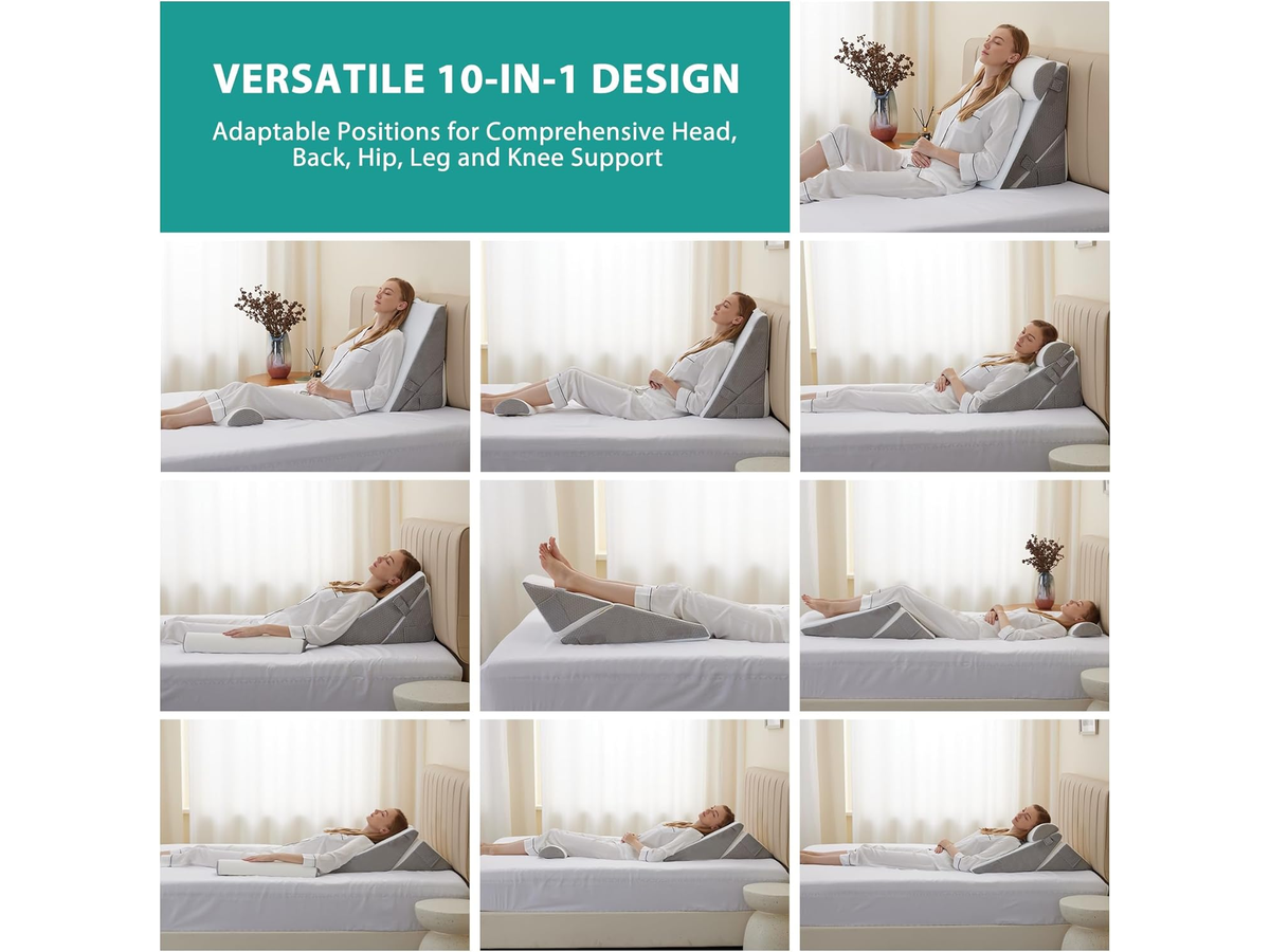Orthopedic Bed Wedge Pillow Set