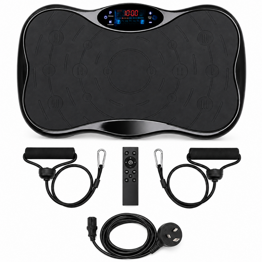 Vibration Plate Exercise Machine with Remote and Resistance Bands