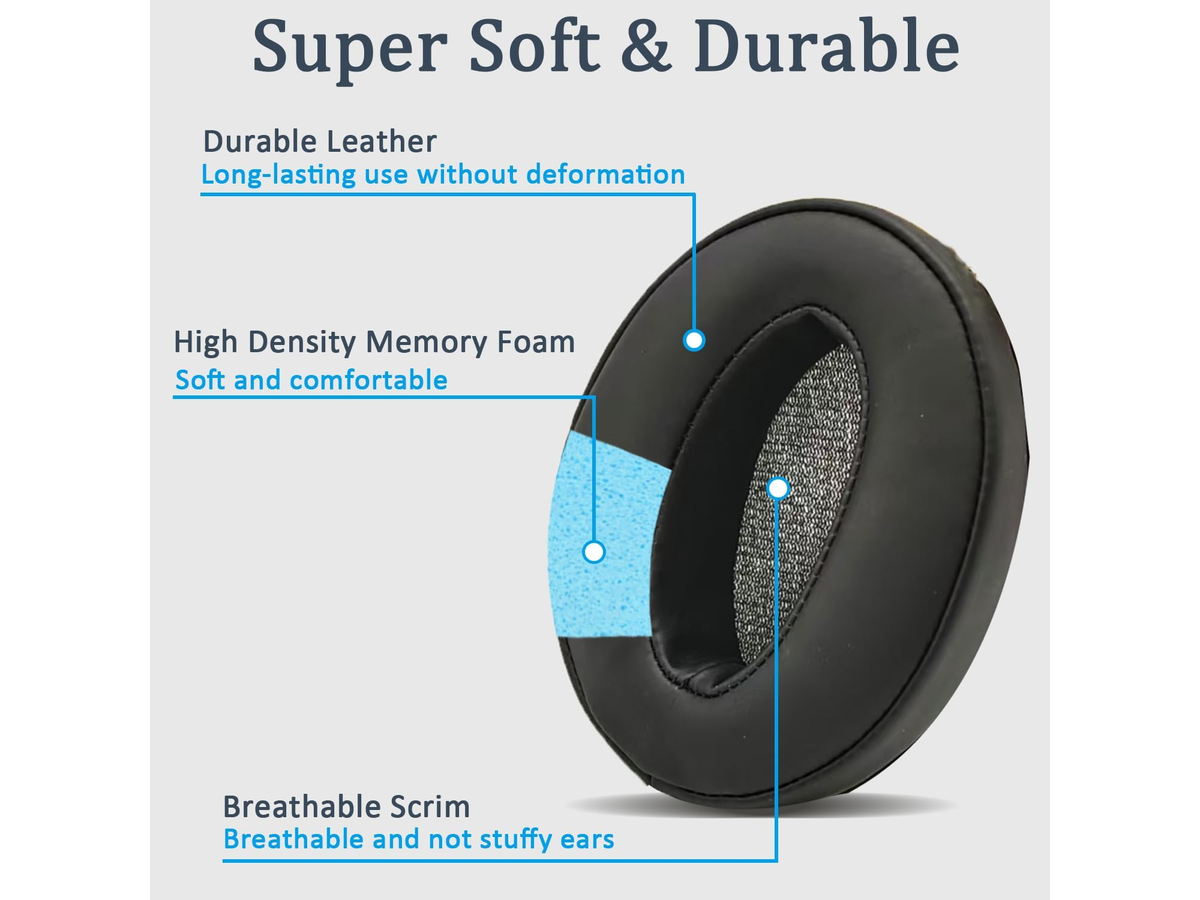 Replacement Ear Pads for Sennheiser Headphone Ear Cushions Compatible with HD 4.50BT HD 4.50BTNC HD 4.40BT
