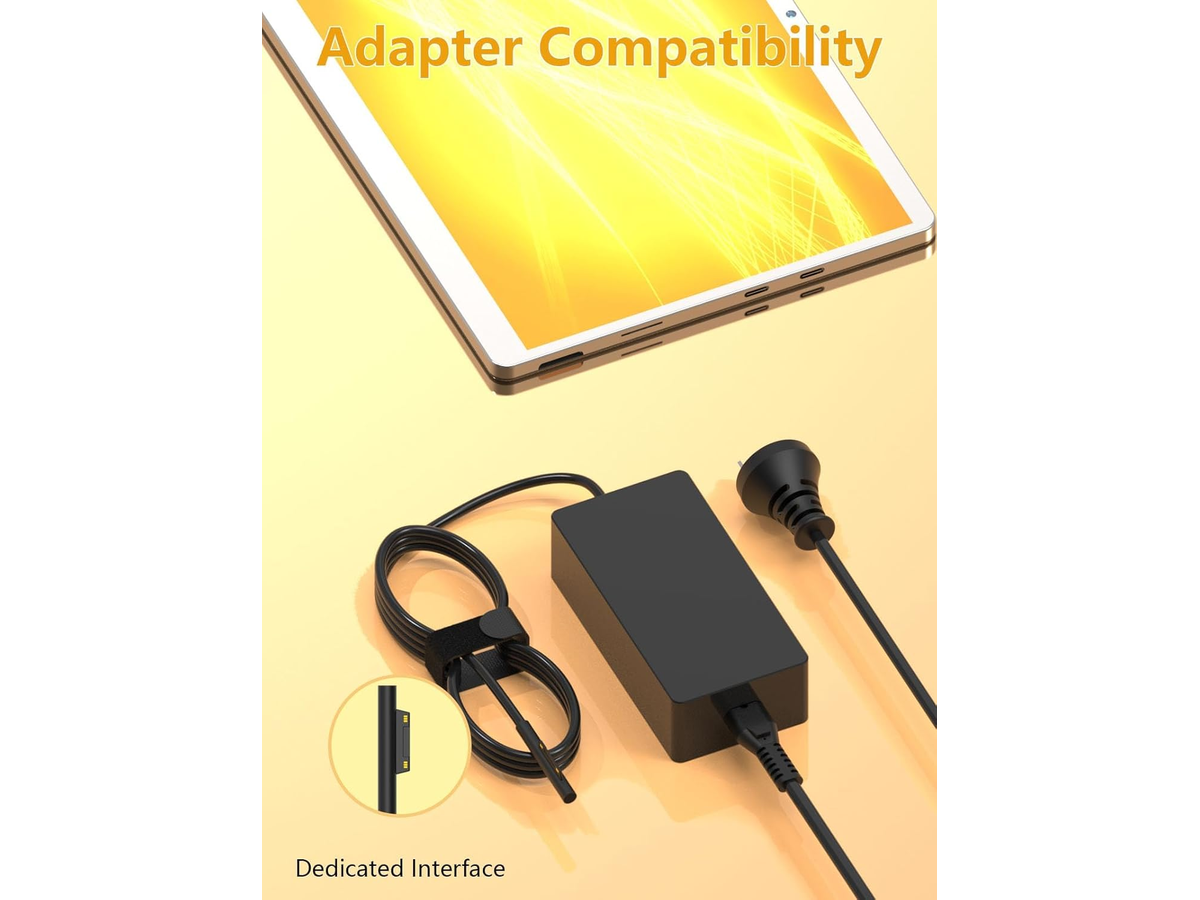 102W Microsoft Surface Charger Power Adapter Compatible with Surface Pro Surface Laptop