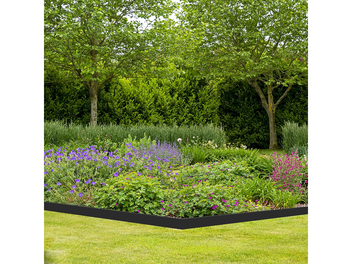 Flexible Garden Edging 10m with 30 Anchor Pegs for Landscaping