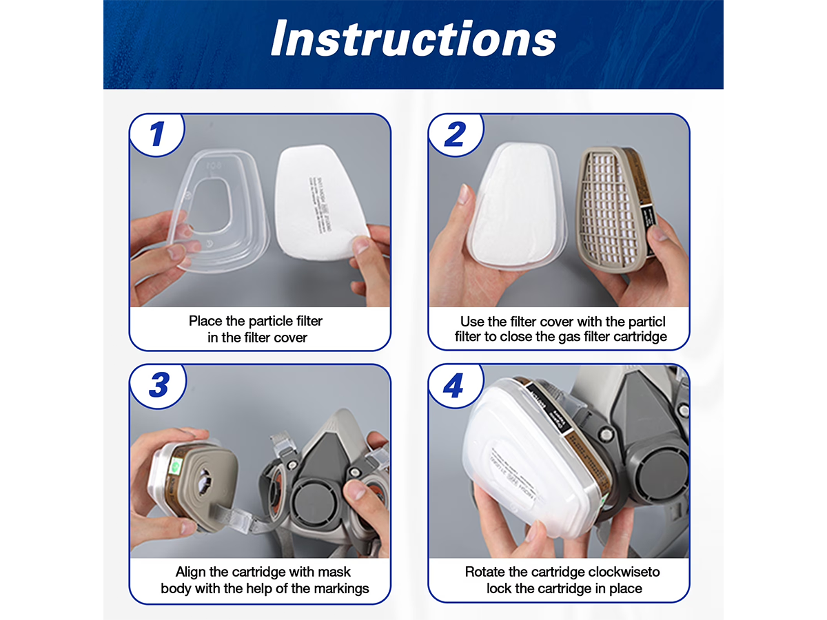 Anti Dust Paint Gas Respirator Mask