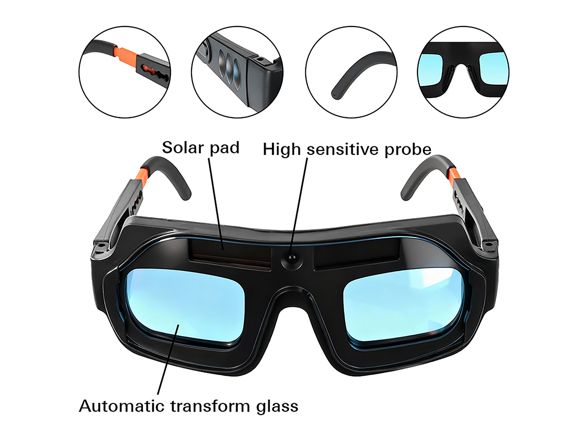 Welding Goggles Automatic Darkening Solar Welding Glasses