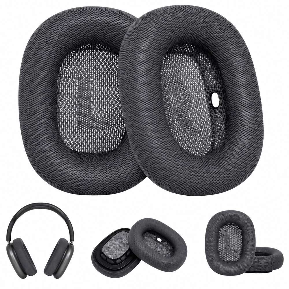 Ear Pads for Apple AirPods Max Replacement Memory Foam Magnetic Ear Cushions Gray